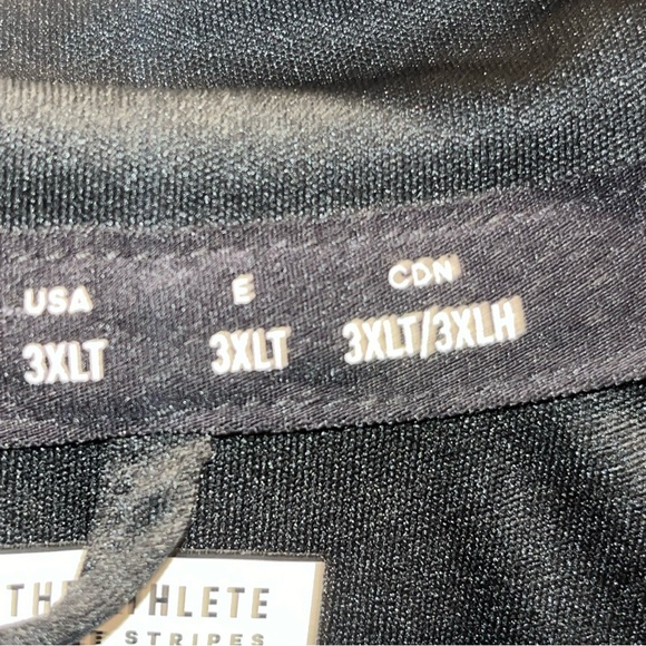 REEBOK black Shirt 3XL Play Dry ¼ Zip Pullover Workout Size 26-28 Polyester NEW - Picture 8 of 14